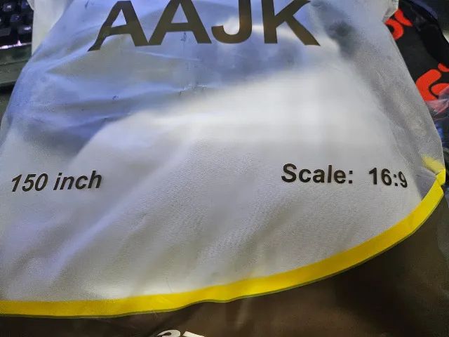 Tela 16:9 150 polegadas em tecido (3.22mt x 1.87mt) - Foto 2
