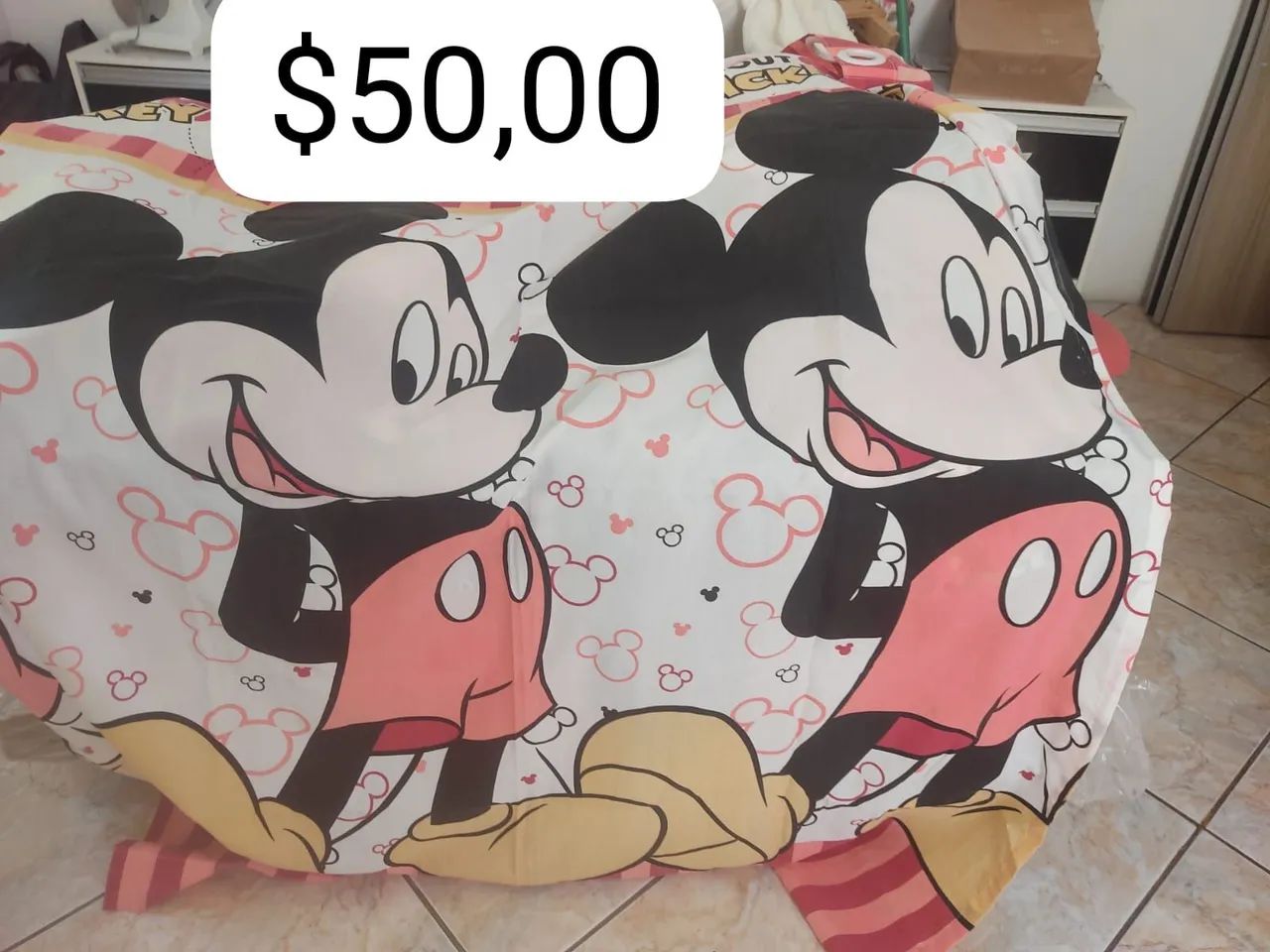 Lençol de Cama Infantil Minnie e Daisy - Foto 2