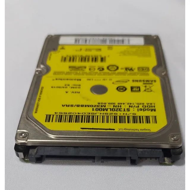 HD SAMSUNG 320GB 2.5" ST320LM001 SATA 5400RPM NOTEBOOK - Foto 2