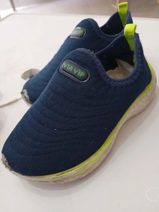 Lotinho Calçado 3 pares de tênis infantis tamanhos 24 26 e 28 - Foto 4