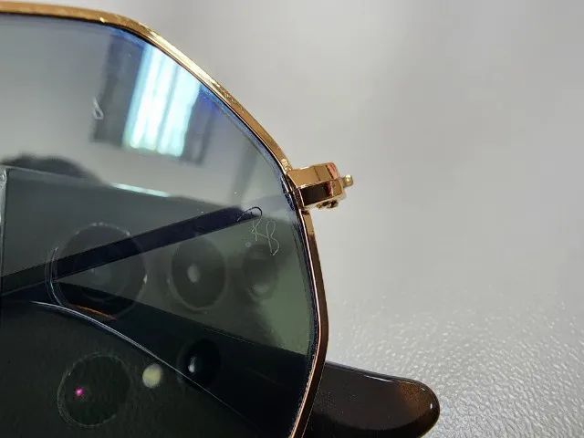 Óculos Ray-Ban Octogonal Classic Lente Azul Degradê Original - Foto 3