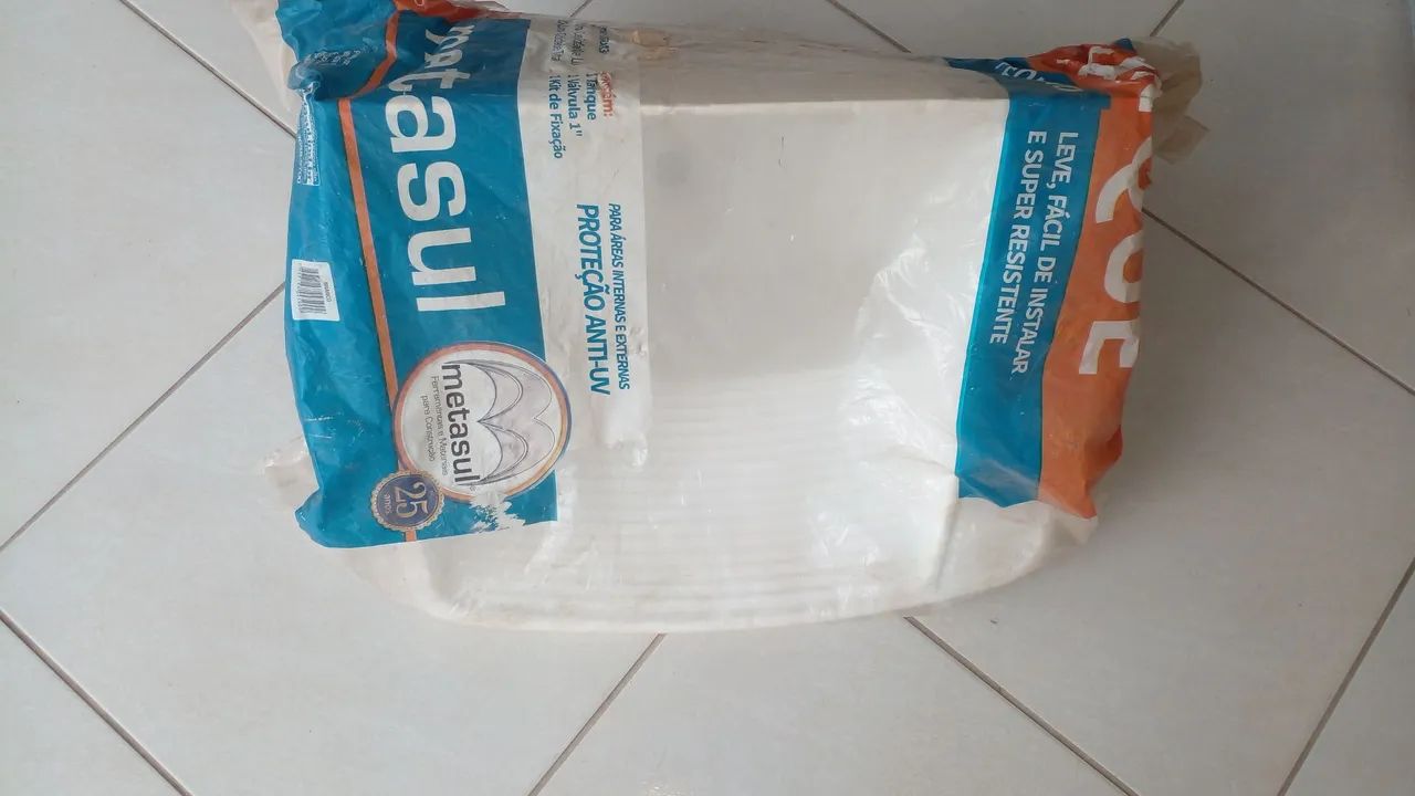 Tanque e lavatorio plastico NOVOS