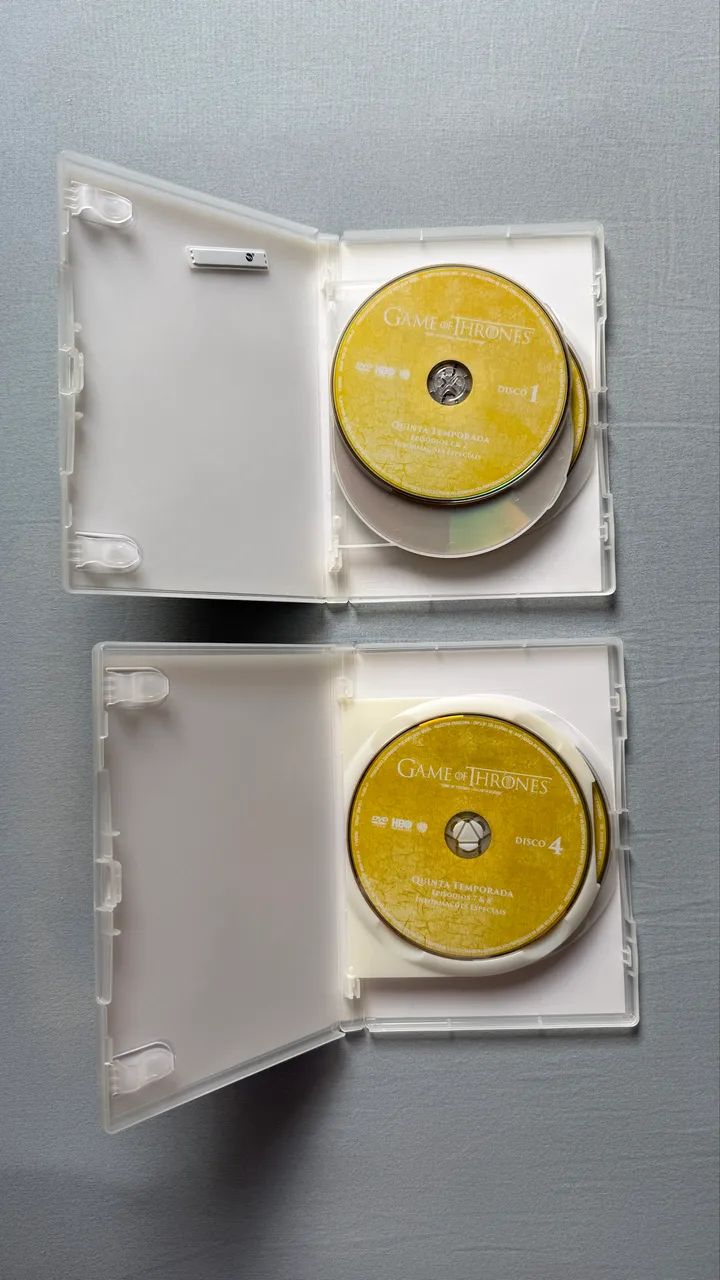 Box dvds série Game of Thrones - 5 temporada ORIGINAL - Foto 2