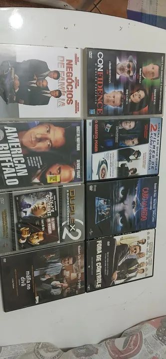 Lote de 8 DVDs - 10 Filmes Famosos