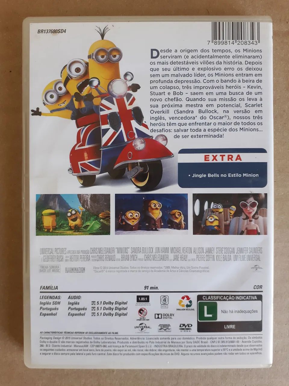 DVDs Minions e Meu Malvado Favorito 2 - Foto 4