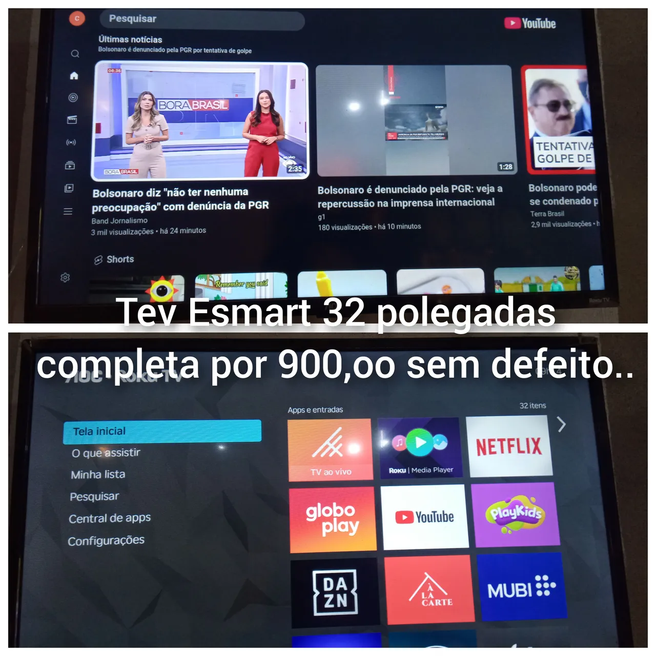 Smart TV 32'' Esmart Completa - Oferta!