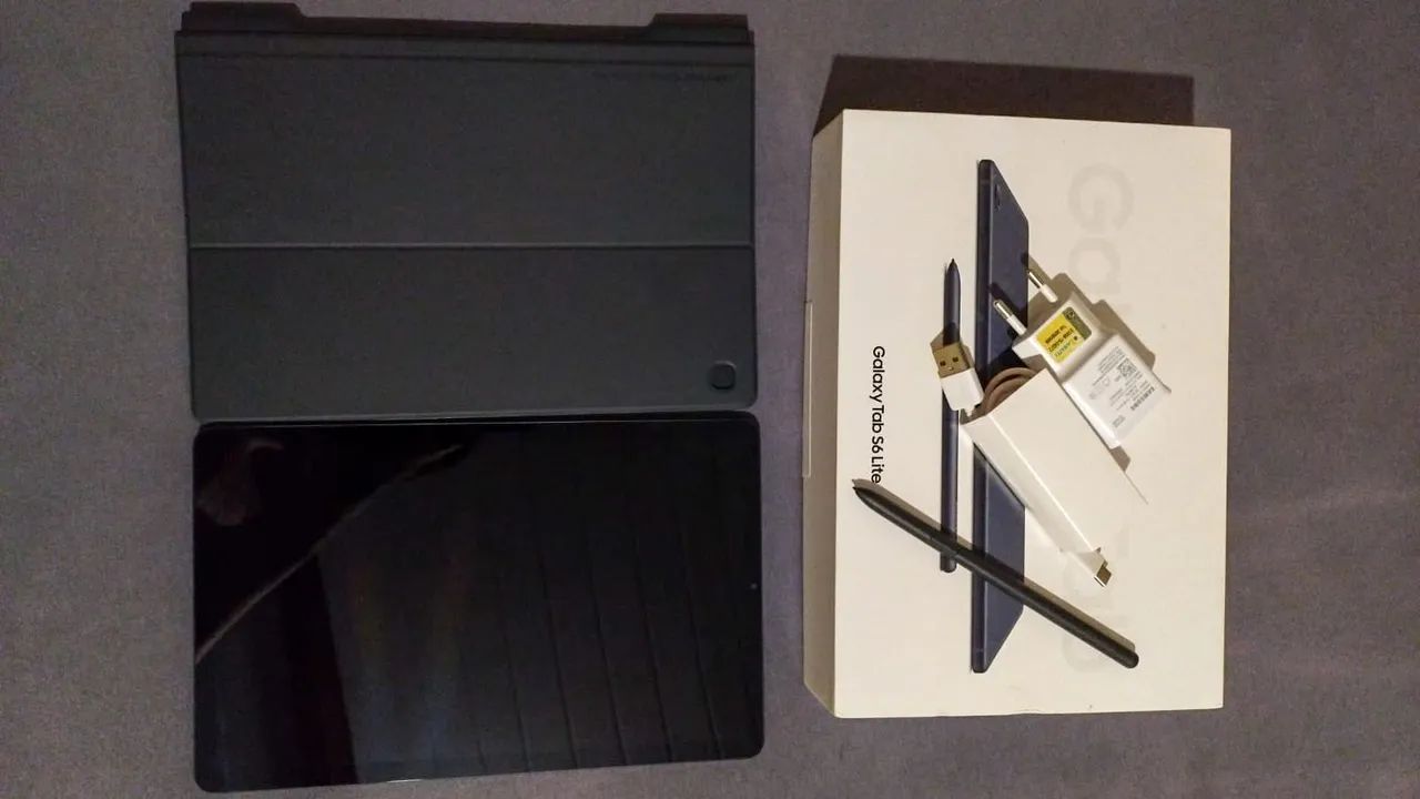 Tablet Samsung Galaxy tab s6 lite 64GB cinza - Foto 5