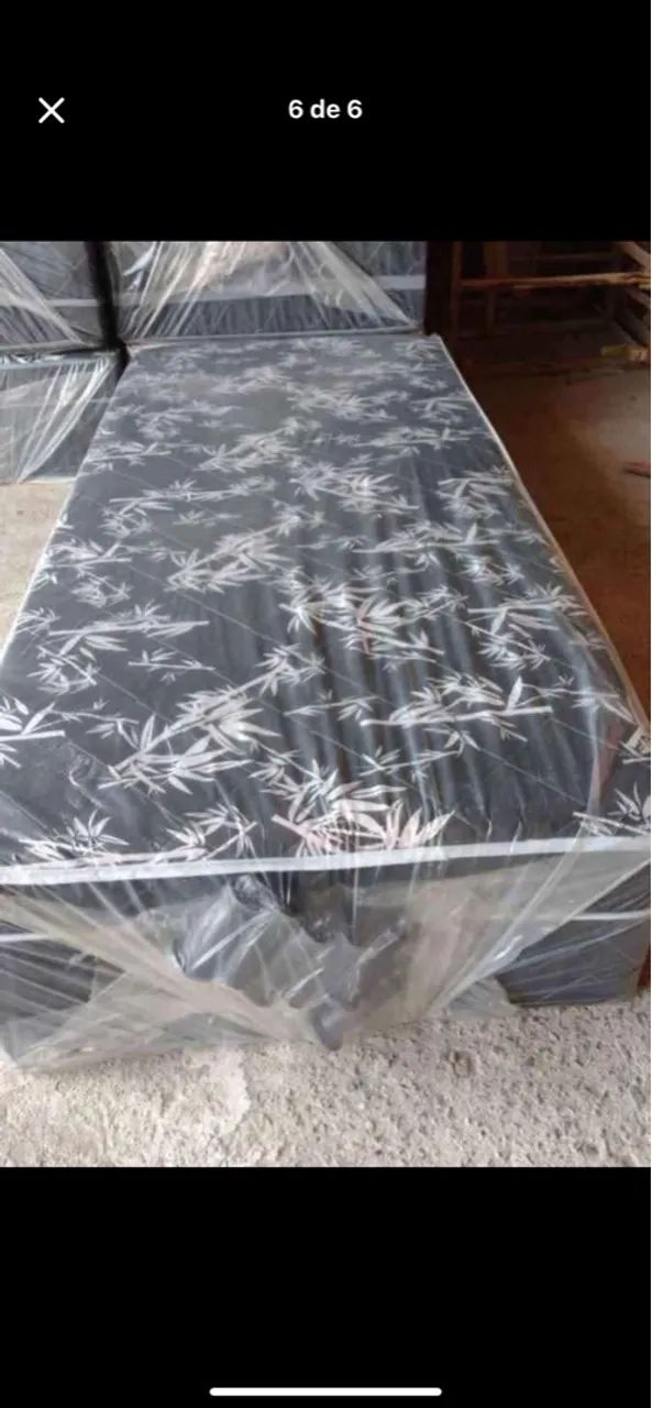 Cama box solteiro 5cm Conforto e Qualidade direto da fábrica 