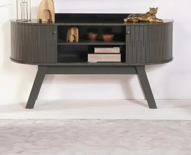 Oferta rack atlanta para tv até 55 polegadas imperial sepia (pronta entrega)