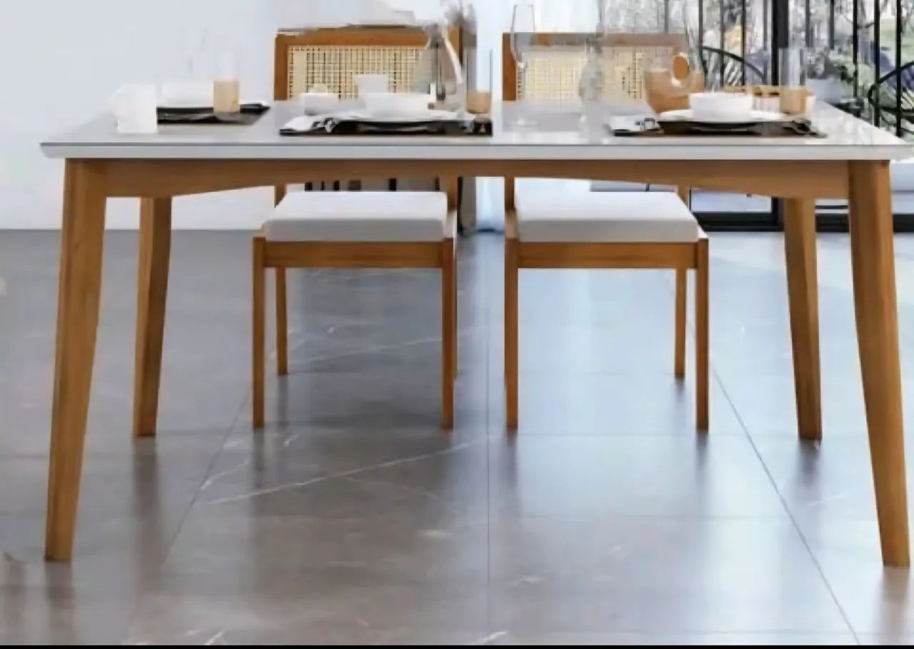 Mesa 6 lugares na caixa 160cmx90cm - Foto 3