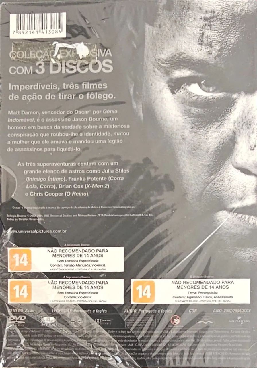 Trilogia Bourne - DVD - 3 Discos - Foto 2