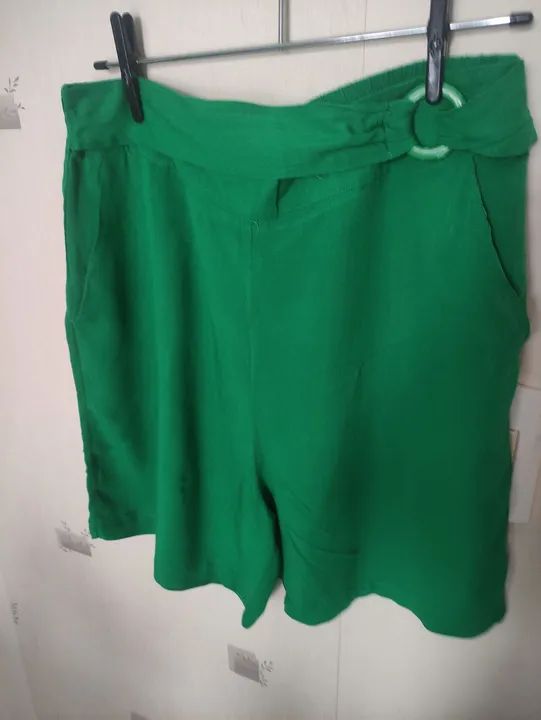 Short feminino verde polo wear