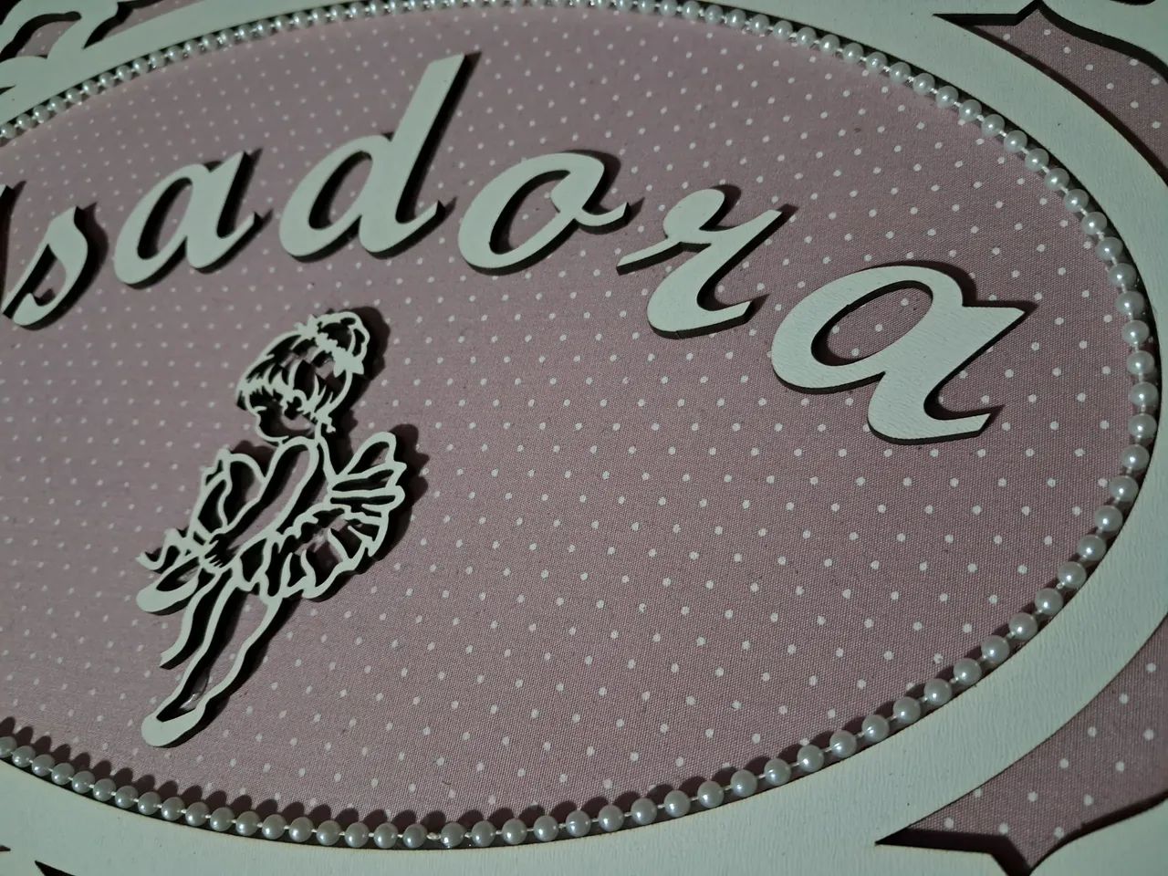 Plaquinha Decorativa para Quarto de Bebê - Isadora - Foto 2