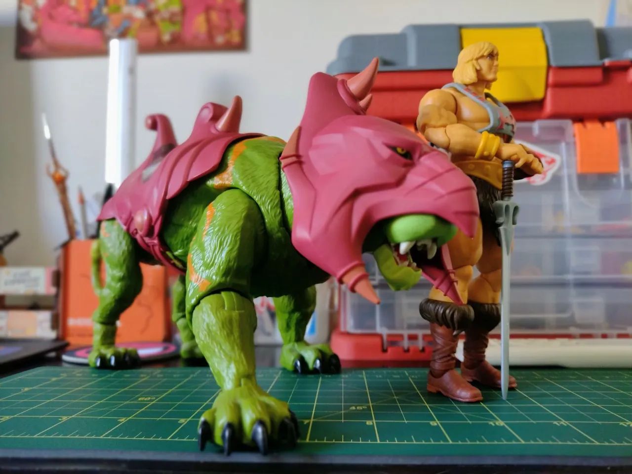 He-Man & Gato Guerreiro THE MASTER OF THE UNIVERSE REVELATION  - Foto 5