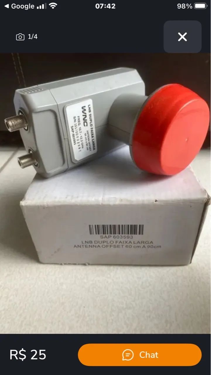 LNB Duplo Faixa Larga WNC - Foto 3