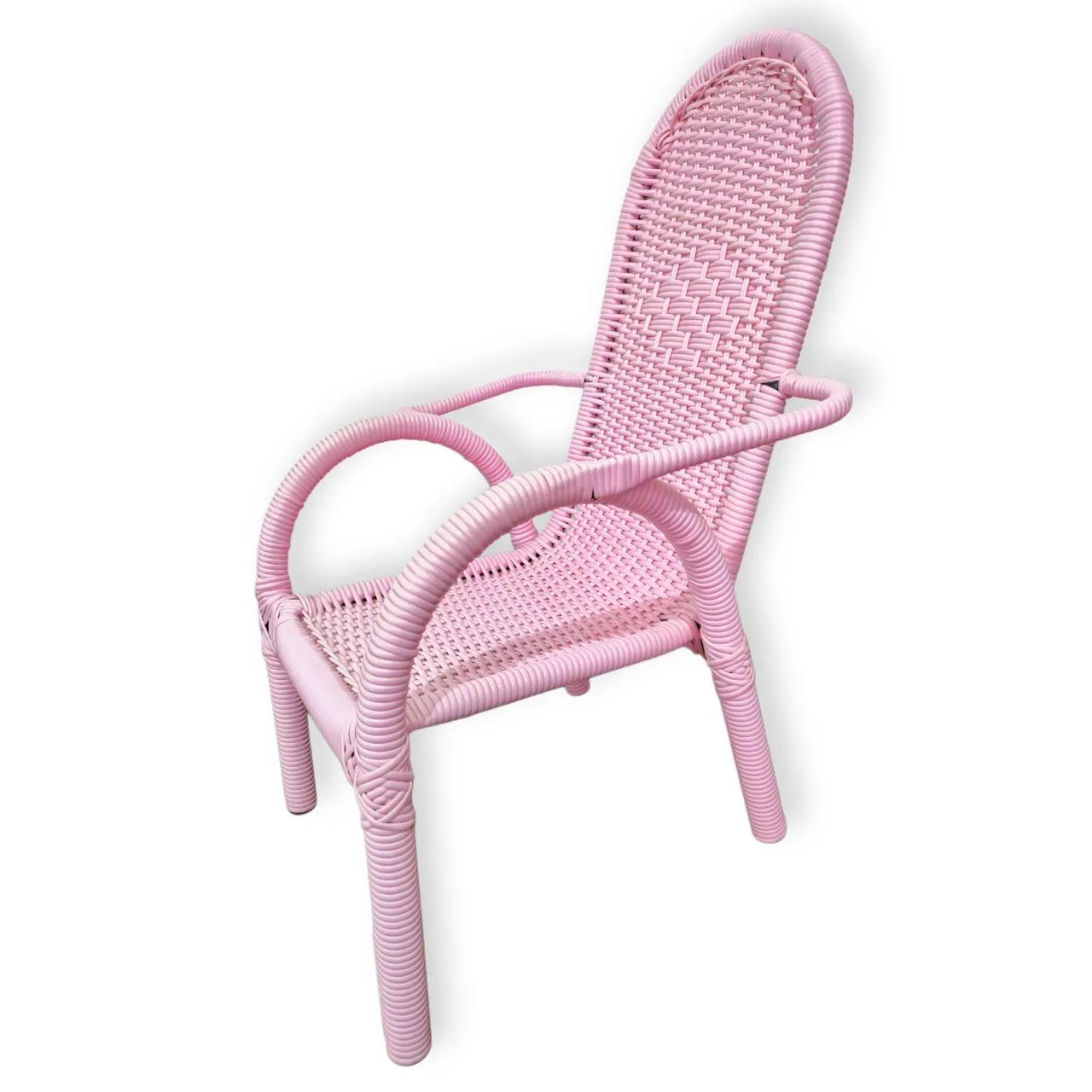 Cadeira Infantil de Fibra Sintética Rosa 
