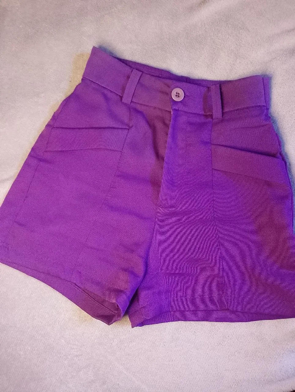 Short Alfaiataria Roxo