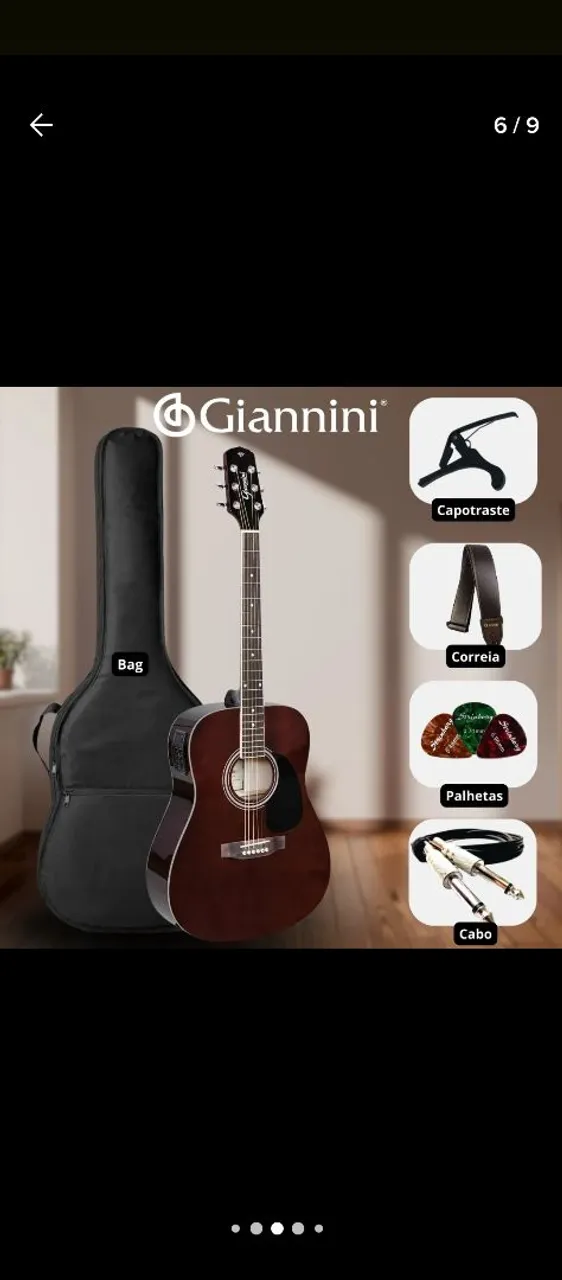 Violão Giannini com Acessórios - Perfeito para Iniciantes!