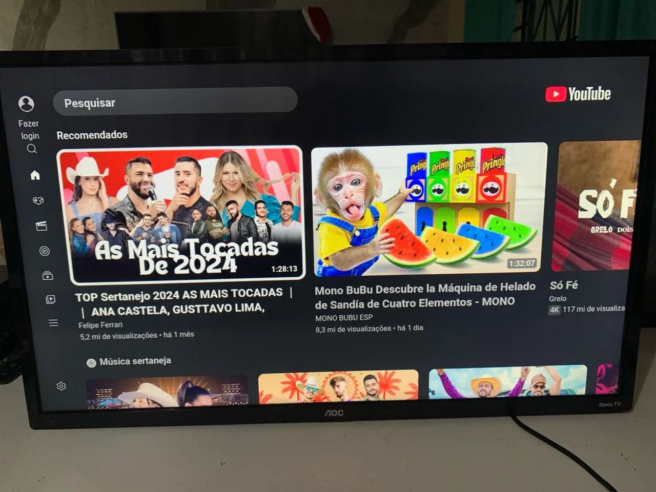 Tv 32 Smart Aoc roku - Foto 3