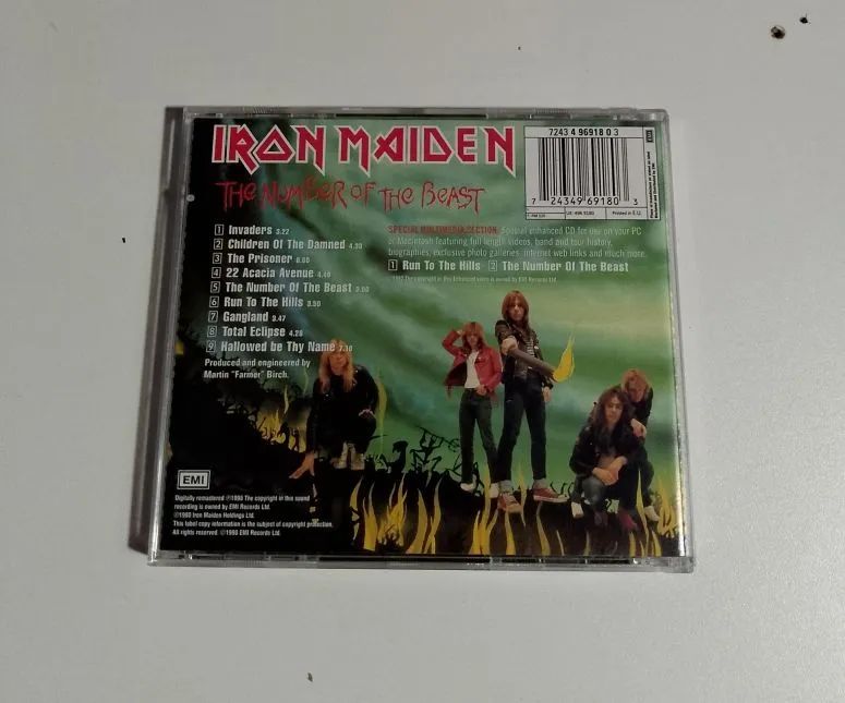 CD iron maiden importado europeu the number - Foto 2
