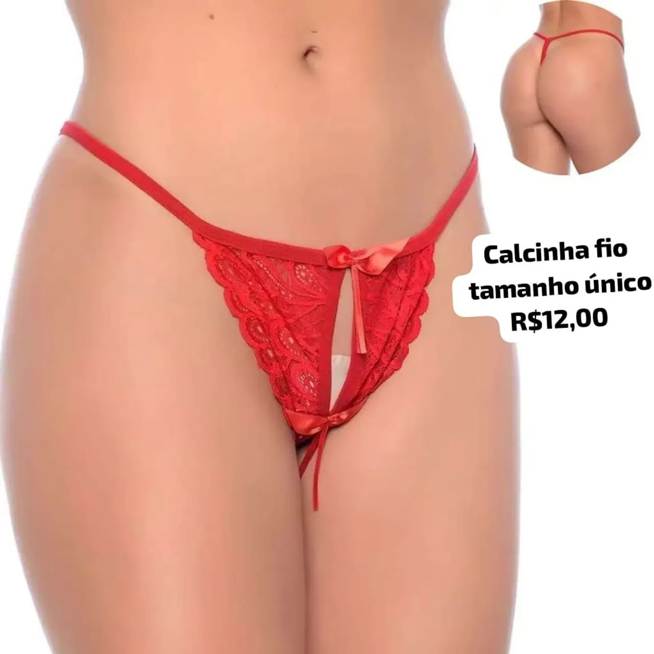 Calcinha modelo fio em renda  - Foto 2