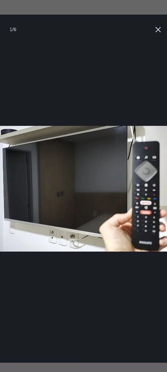 TV PHILIPS 50 polegadas (funcionando mas com defeito) - Foto 3