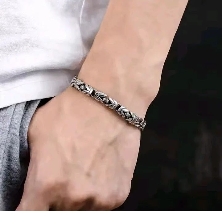 pulseira peruana prata 925 (importada)  - Foto 4