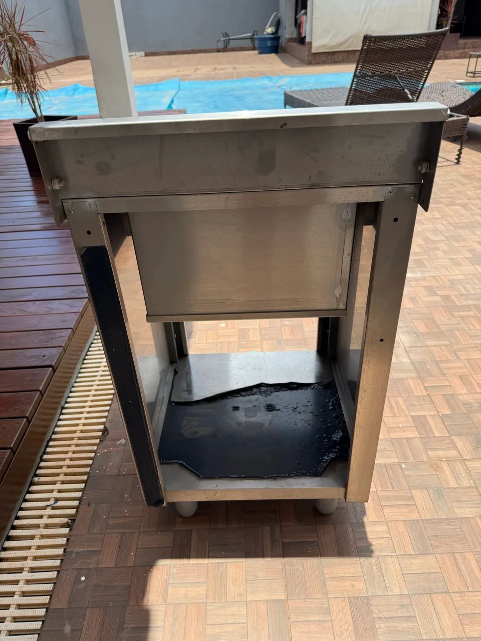 Cozil estação de apoio inox  (colocar gelo ou para banho Maria )  - Foto 4