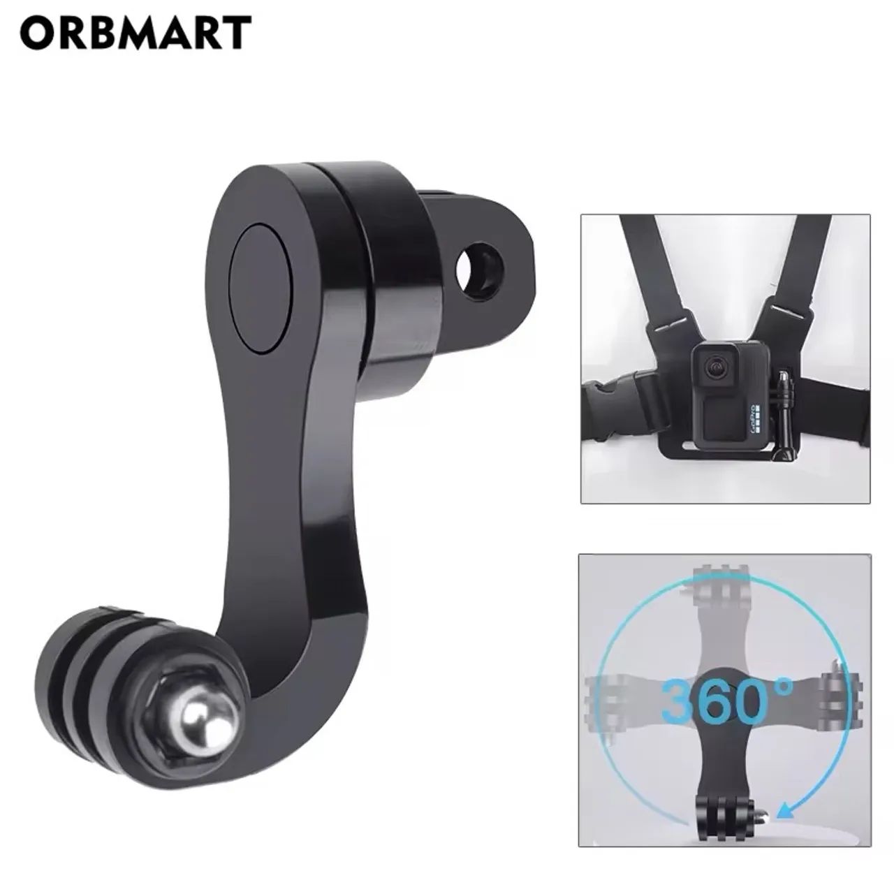 Adaptador Horizontal/Vertical 360º para Câmera e Acessórios - Foto 5