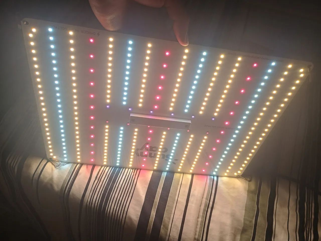 Painel led grow Quantum Samsung lm281b 120w Dimmer cultivo Full ...