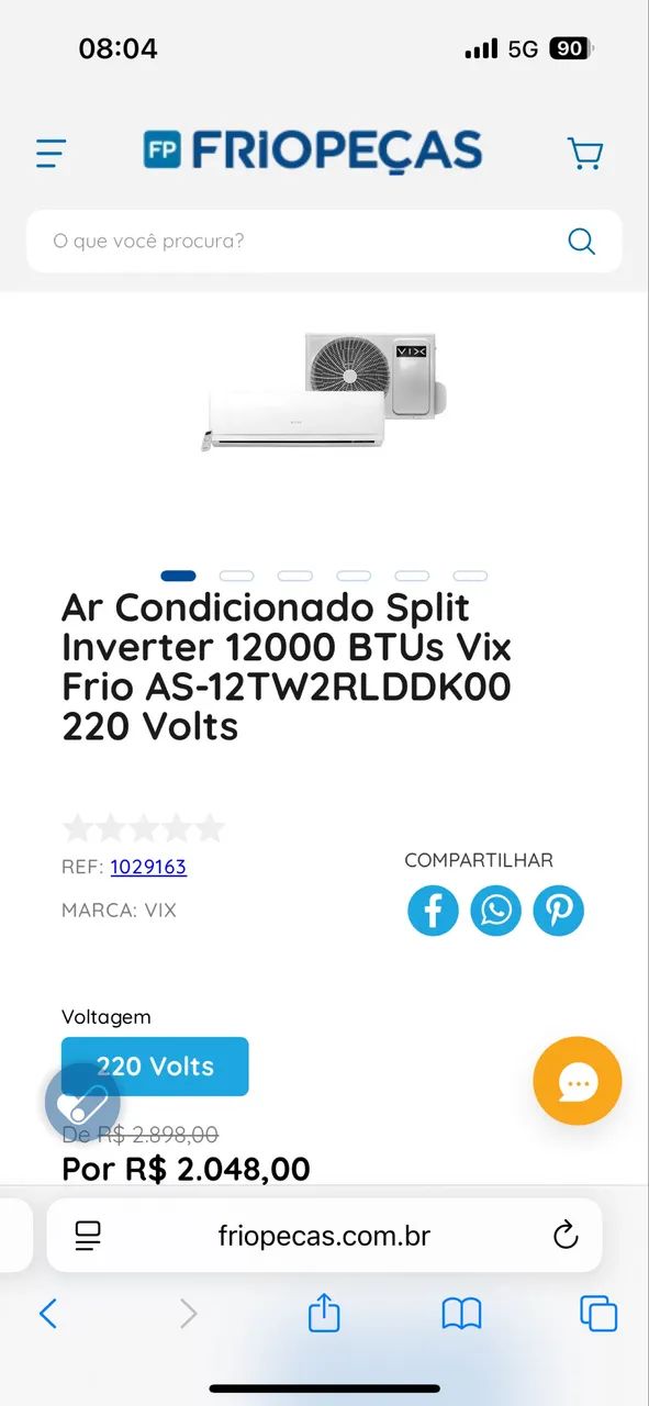 Ar-condicionado Vix 12 mil btus inverter - Foto 4