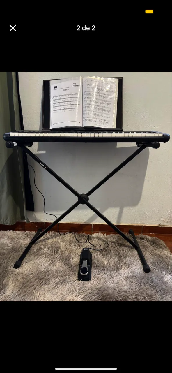 Teclado Casio Casiotone 61 Teclas Ct-s300 + Suporte + Pedal