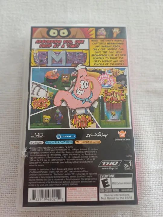 Jogo de PSP Bob Esponja - Foto 2