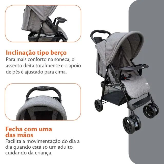 Carrinho de Bebê Jobim LACRADO - Foto 2