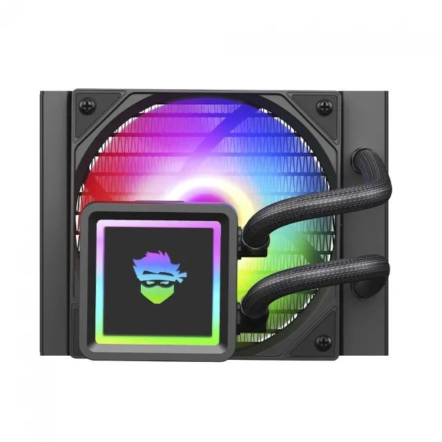 Water Cooler Gamer Ninja Yuki, ARGB, 120mm, Intel-AMD, Controladora, Black, 12x 16,08 - Foto 3