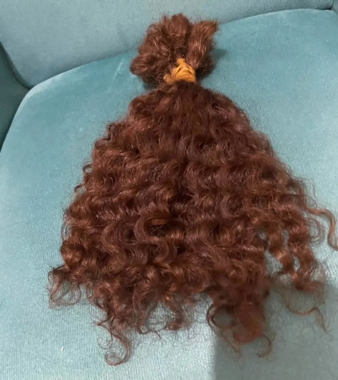 Cabelo humano cacho natural 30-40 cm - Foto 2