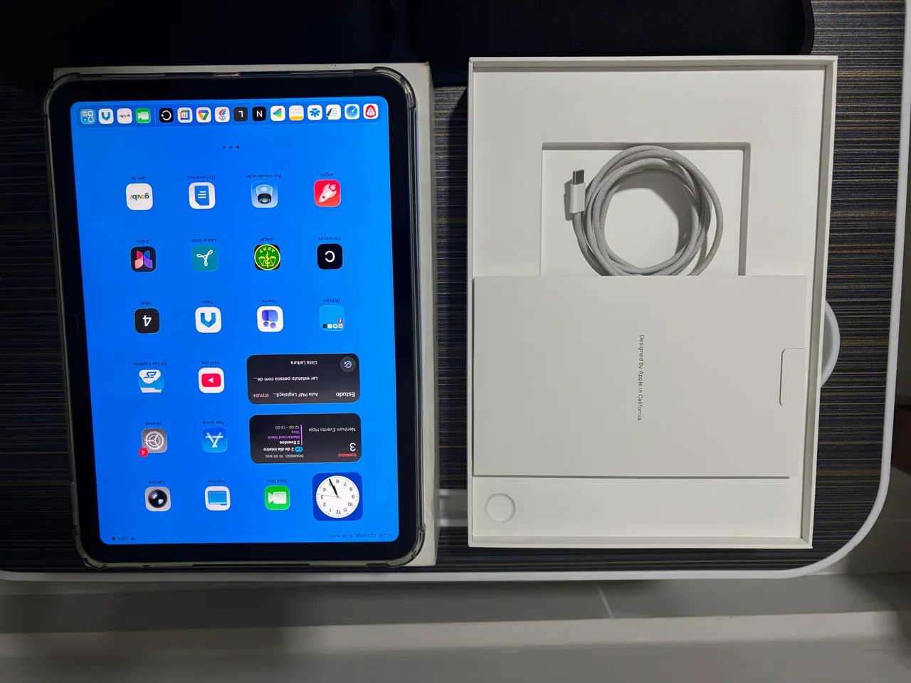 iPad 10 64gb Azul Novíssimo, tem caixa - Tablets e E-Readers