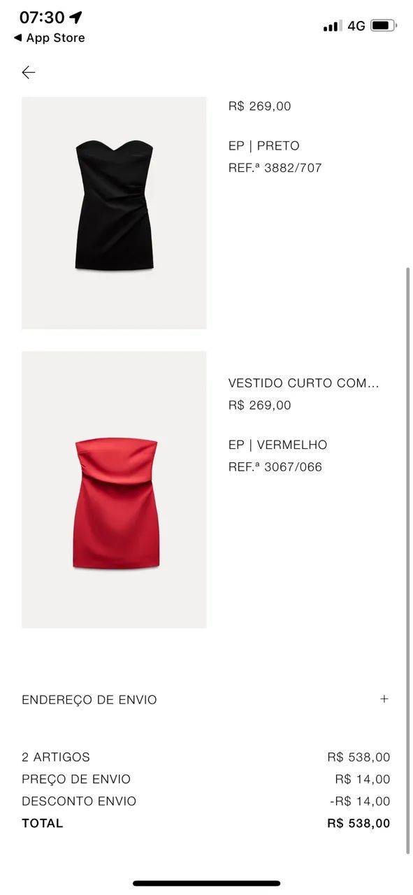 Vestido Zara Encorpado PP  - Foto 3