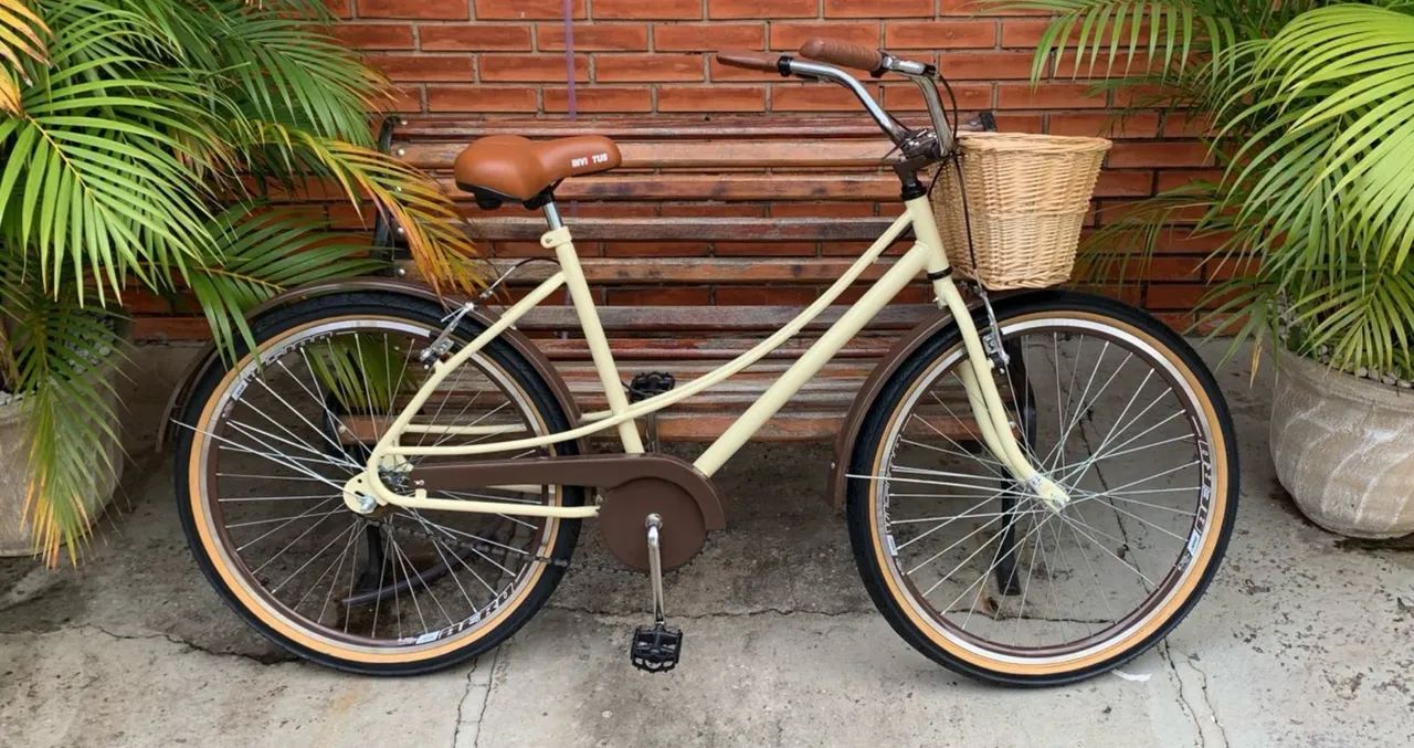 BICICLETA VINTAGE PRATICAMENTE NOVA