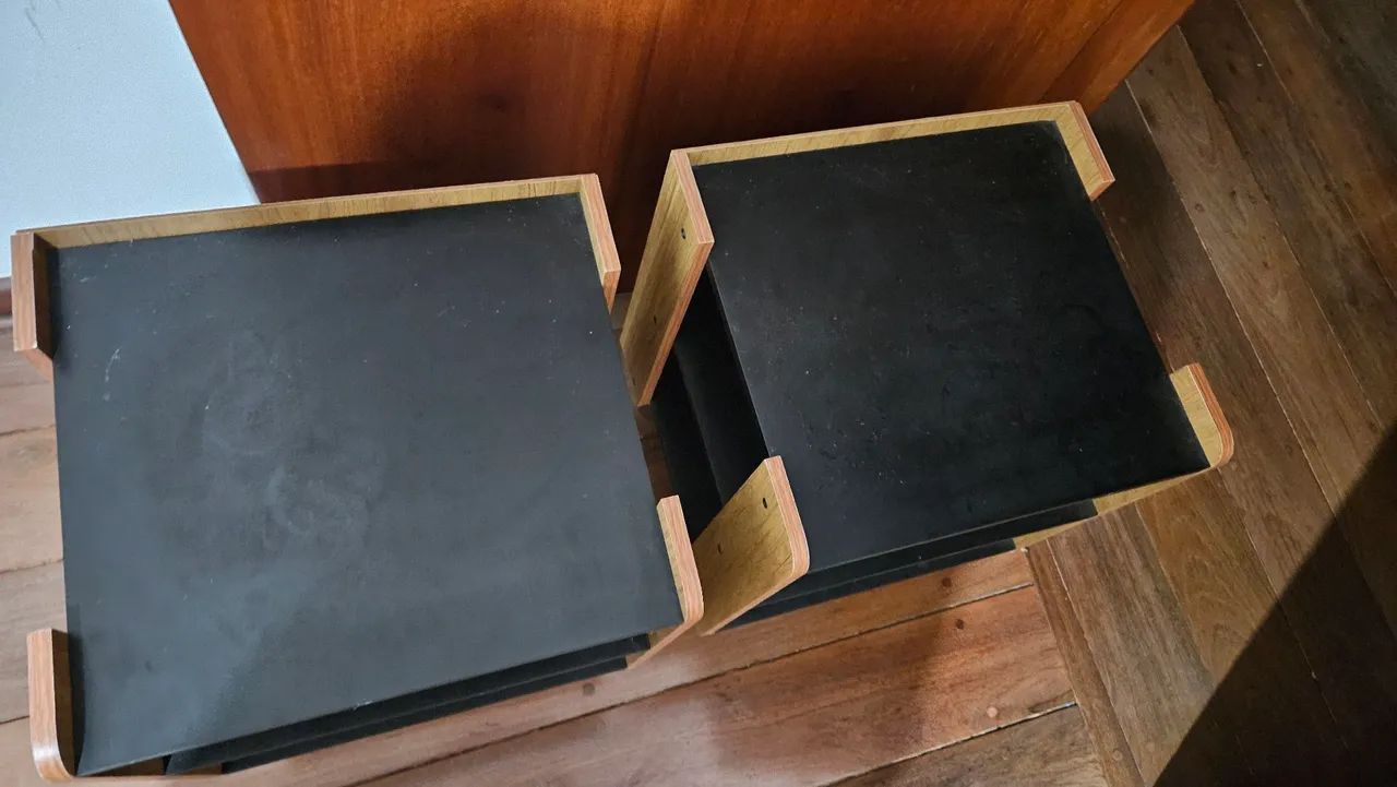 Mesa de cabeceira preta - Foto 4