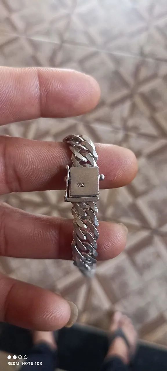 Corrente de prata.  - Foto 5