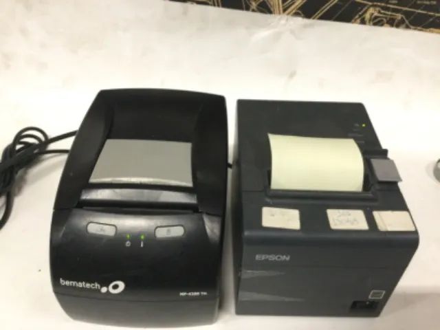 Lote 2 impressoras térmicas bematech mp4200th epson m249a