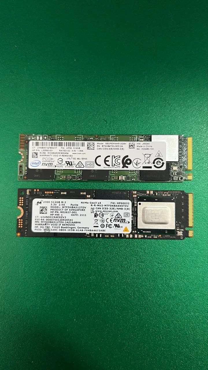 SSD MVME 512 GB