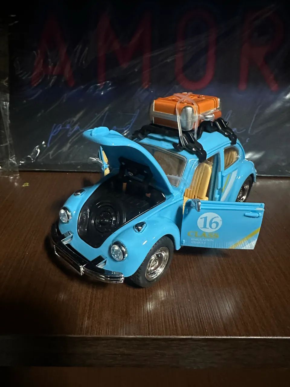 Fusca azul coleção viagem - Foto 2