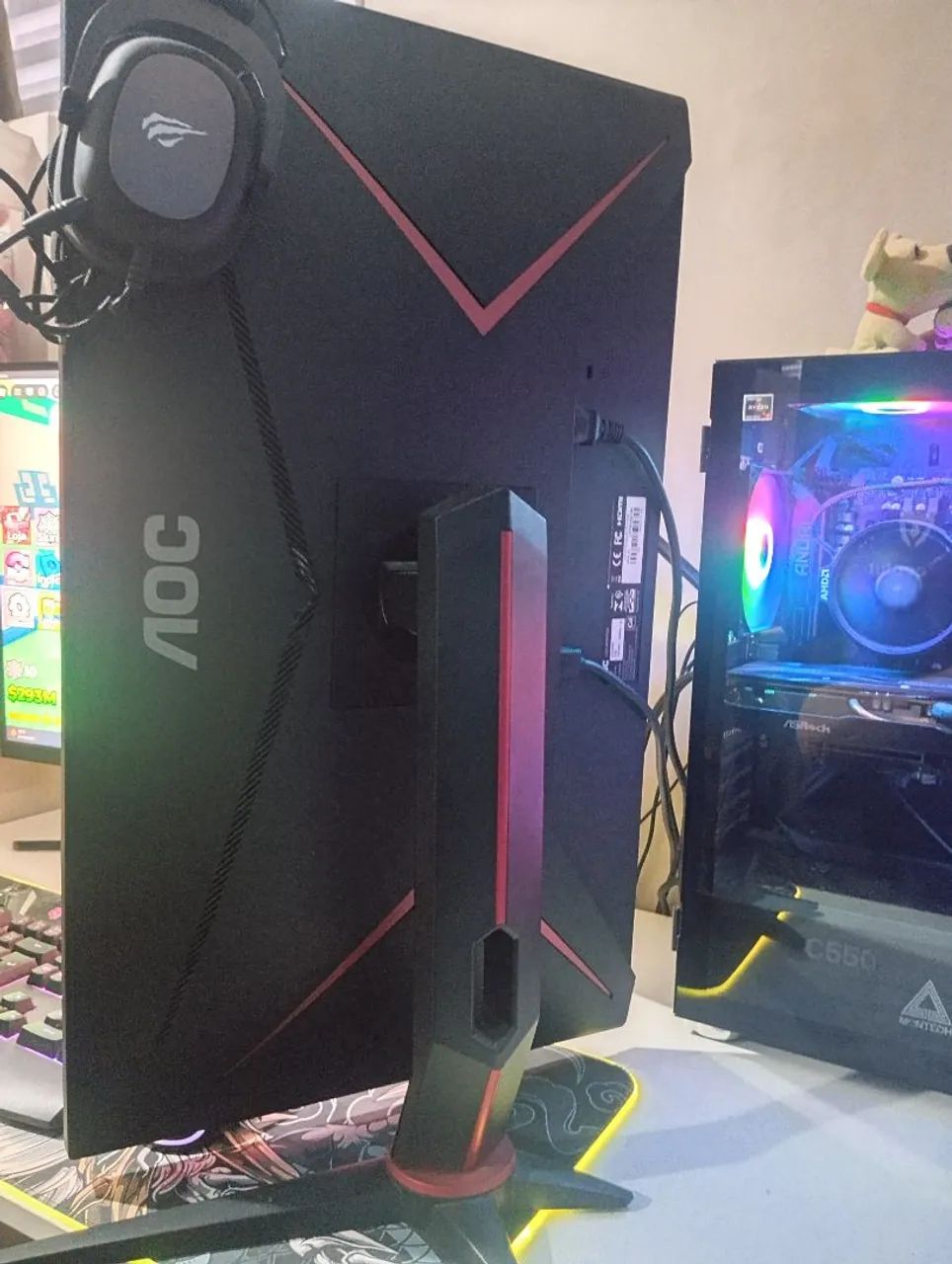 Monitor AOC gamer 27pol - Foto 2