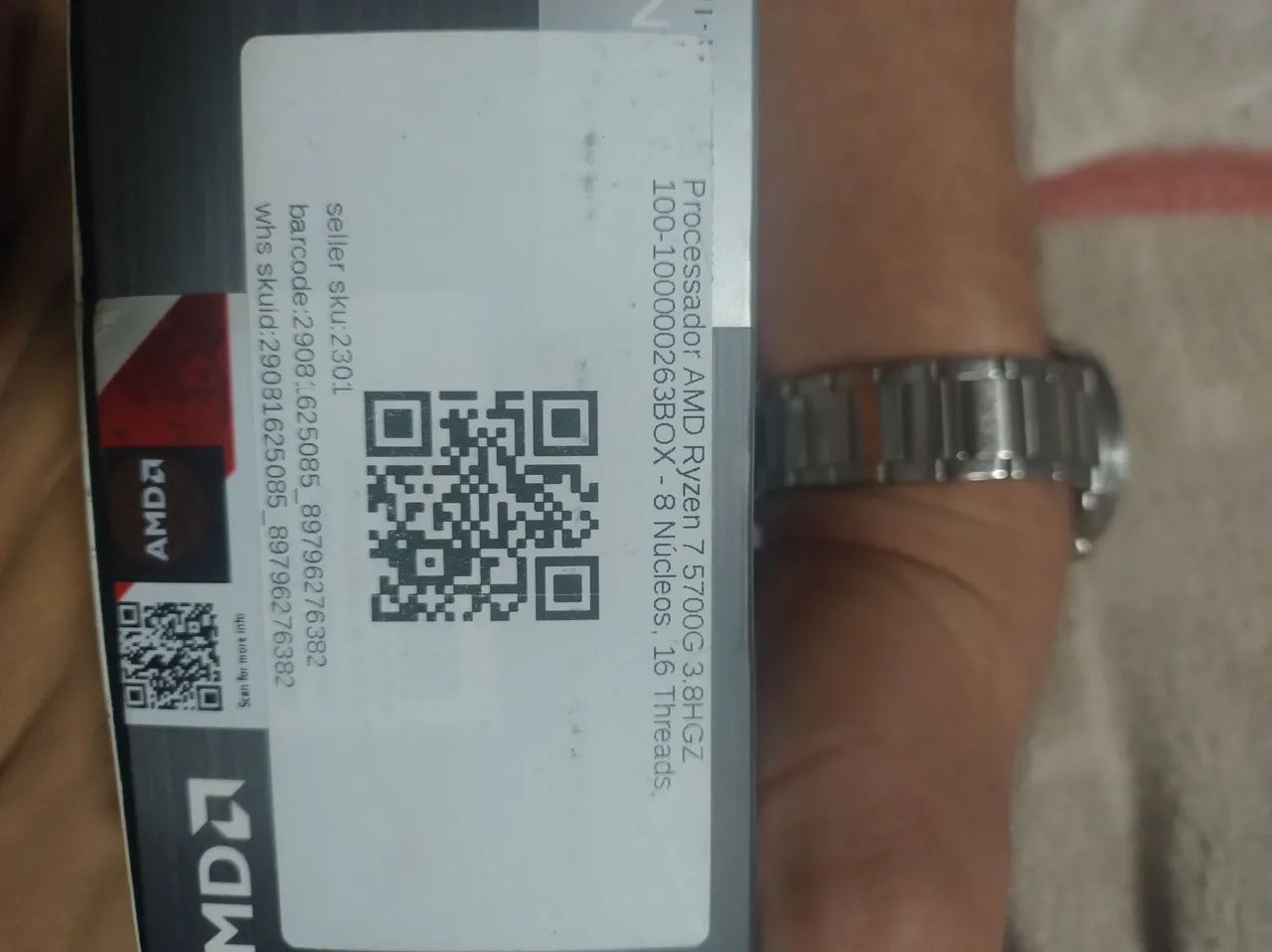 Processador Ryzer 7 5700g com vídeo integraro lacrado - Foto 3