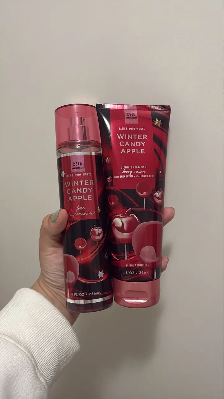 kit bath & body works winter candy apple