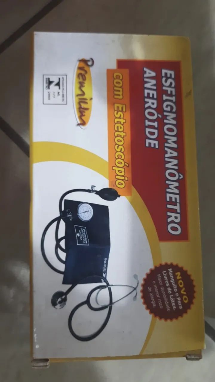 esfignomametro com estetoscopio novo