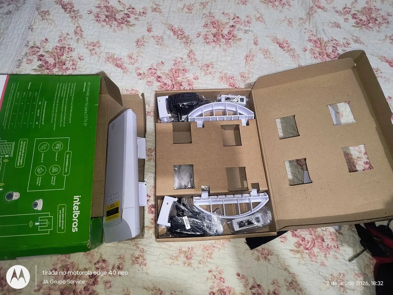 Kit Conexão Sem Fio para CFTV IP WOM 5A MiMo da Intelbras - Foto 4