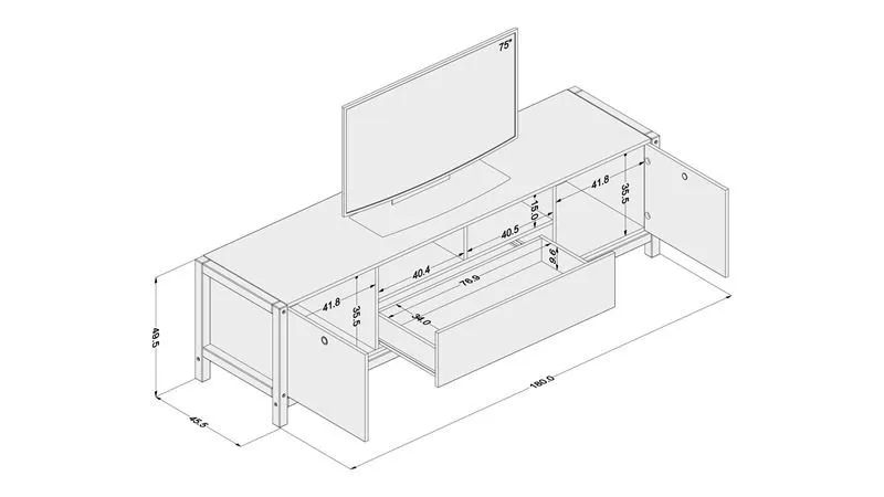 RACK para Tv ate 75 Polegadas LUXO - Foto 2